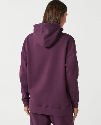 Lucy Hooded Sweater - Ox Plum