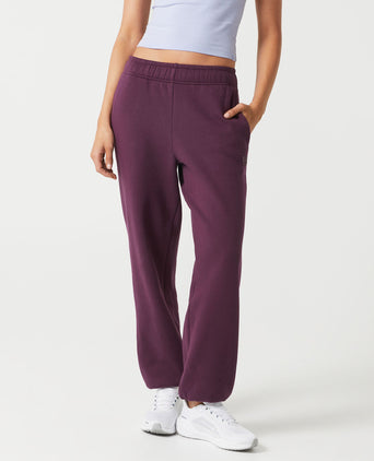 Olivia Loose Fit Jogger - Ox Plum