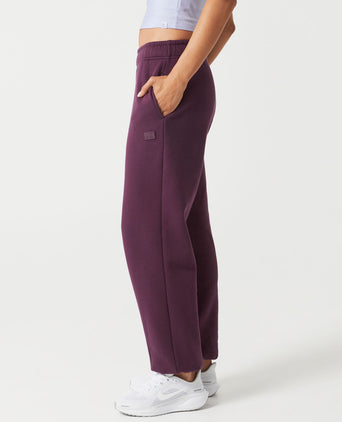 Olivia Loose Fit Jogger - Ox Plum