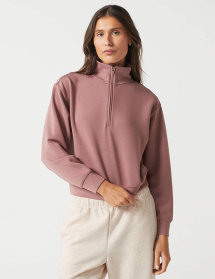 Lilybod Oxford Zip Sweat - Clayimages1- The Sports Edit