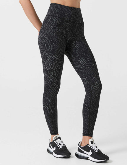 Lilybod Savana Reflective Print Legging - Leopard Print Blackimages1- The Sports Edit