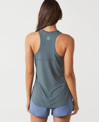Zela Tank Top - Steel Teal