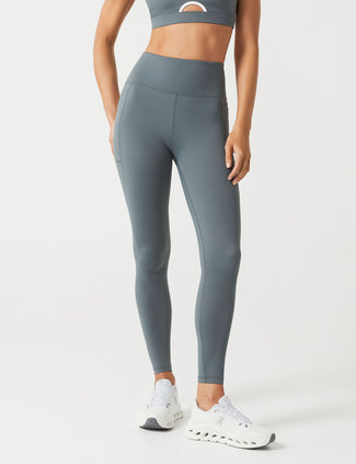 Zoe Air-Core Full Length Legging - Steel Teal