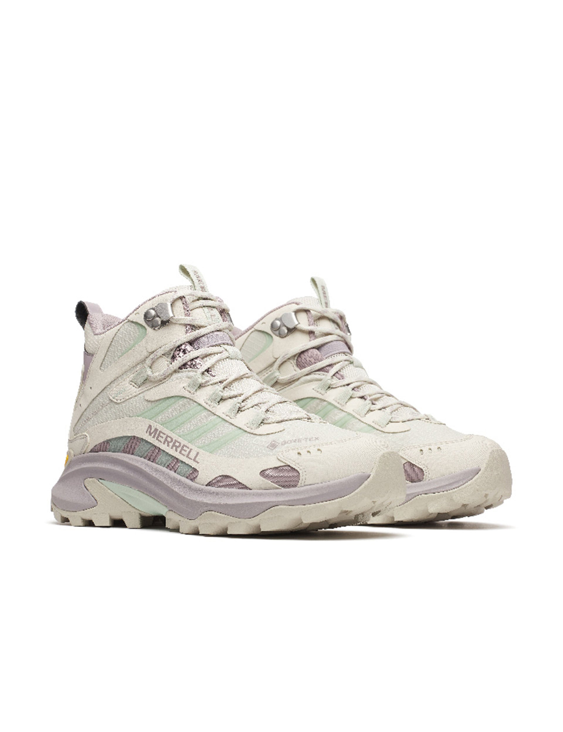 Merrell Moab Speed Mid Gore-Tex Boots Greige The Sports Edit