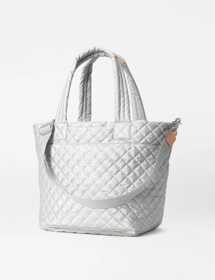 MZ Wallace Medium Metro Tote Deluxe - Oyster Metallicimages2- The Sports Edit