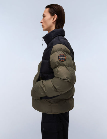 Napapijri Molveno Puffer Jacket - Green Tea Leafimages3- The Sports Edit