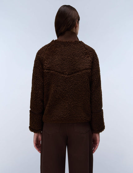 Napapijri Aleut Full-Zip Fleece - Dark Brownimages2- The Sports Edit