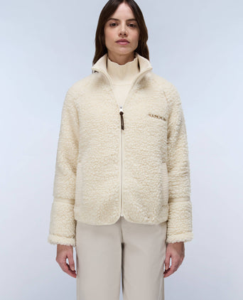 Aleut Full-Zip Fleece - White