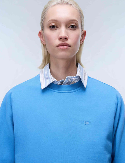 Napapijri Aurora Crew Neck Sweatshirt - Blue Jasperimages3- The Sports Edit
