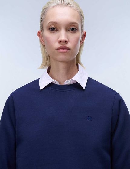 Napapijri Aurora Crew Neck Sweatshirt - Naval Acadeimages3- The Sports Edit