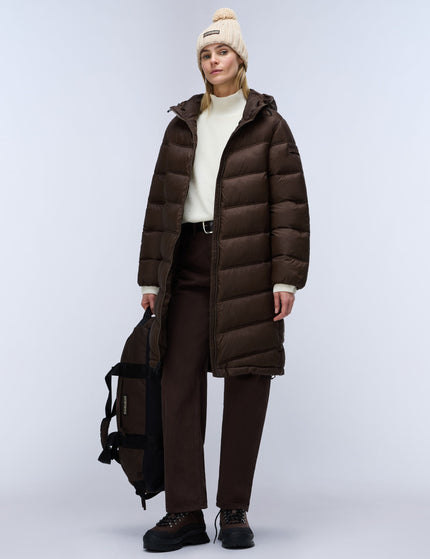 Ega Puffer Jacket - Dark Brown