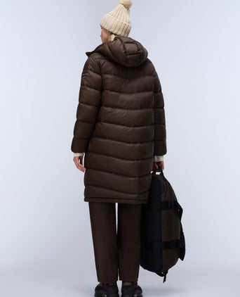 Ega Puffer Jacket - Dark Brown