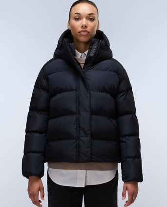 Glane Puffer Jacket - Black