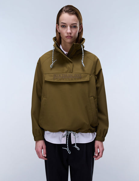 Napapijri | Rainforest Dune Anorak - Dark Olive | The Sports Edit