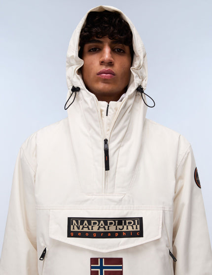 Napapijri Rainforest Next Winter Anorak Jacket - Whiteimages3- The Sports Edit