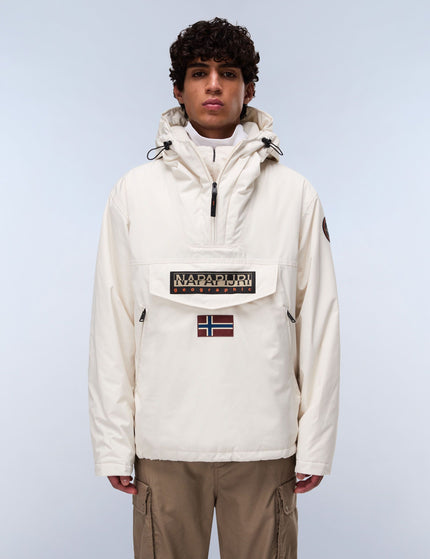Napapijri Rainforest Next Winter Anorak Jacket - Whiteimages1- The Sports Edit