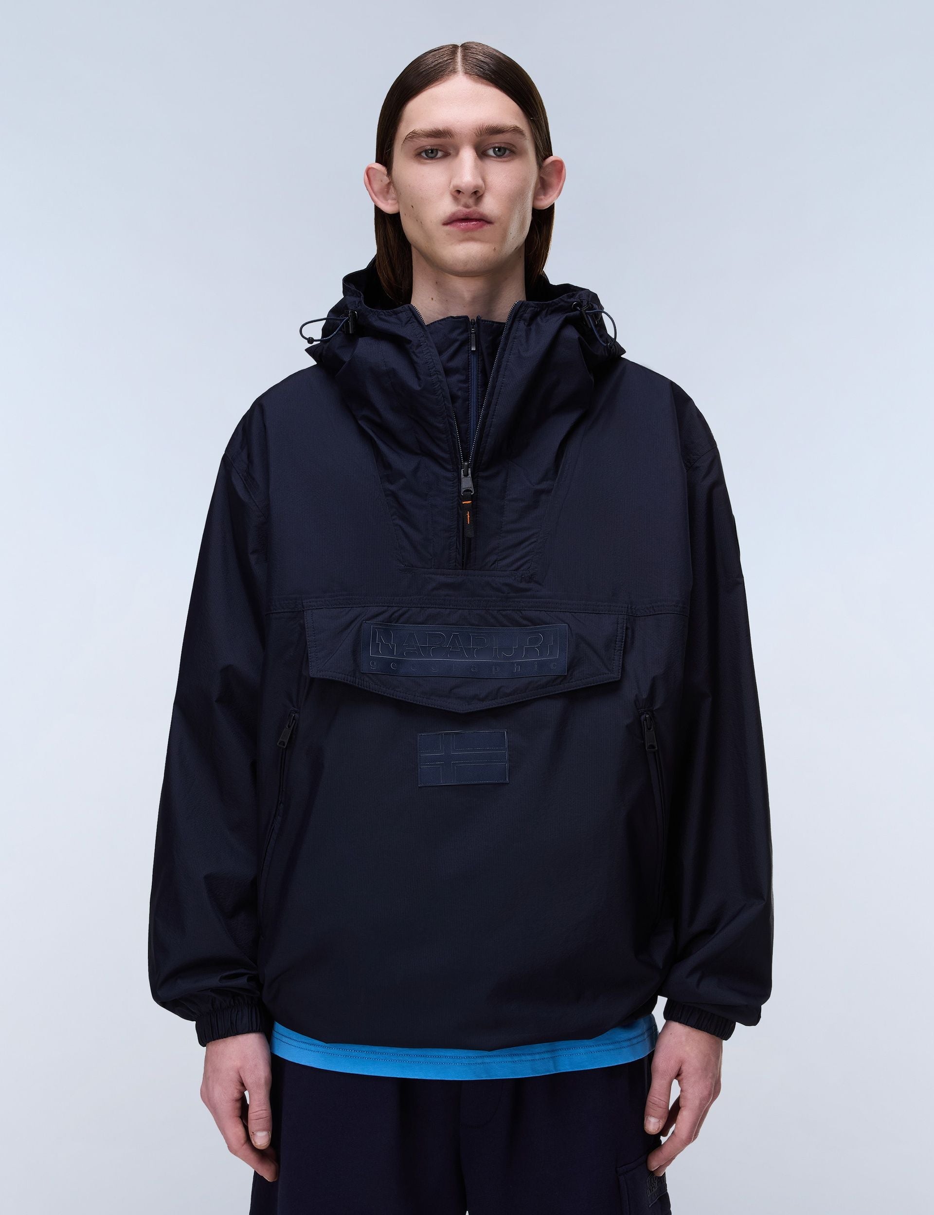 Rainforest Next Summer Anorak Whisper Blue Marine