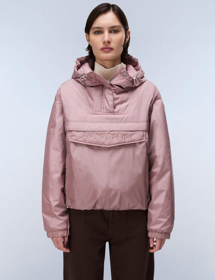 Napapijri Rainforest Optique Anorak Jacket - Pinkimages1- The Sports Edit