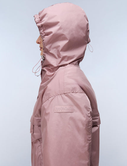 Napapijri Rainforest Optique Anorak Jacket - Pinkimages5- The Sports Edit