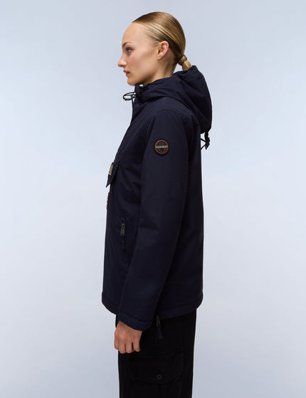 Napapijri Rainforest Pocket Winter Anorak Jacket - Dark Blueimages2- The Sports Edit
