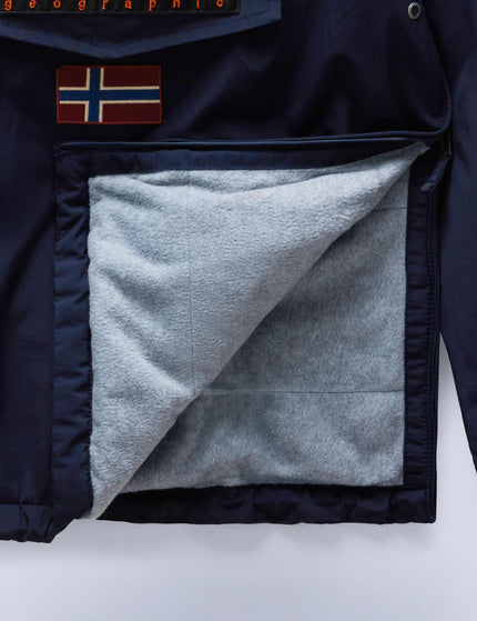 Napapijri Rainforest Pocket Winter Anorak Jacket - Dark Blueimages7- The Sports Edit