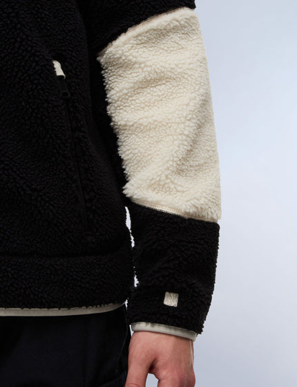 Napapijri Yupik Full-Zip Fleece - Black/Whiteimages5- The Sports Edit