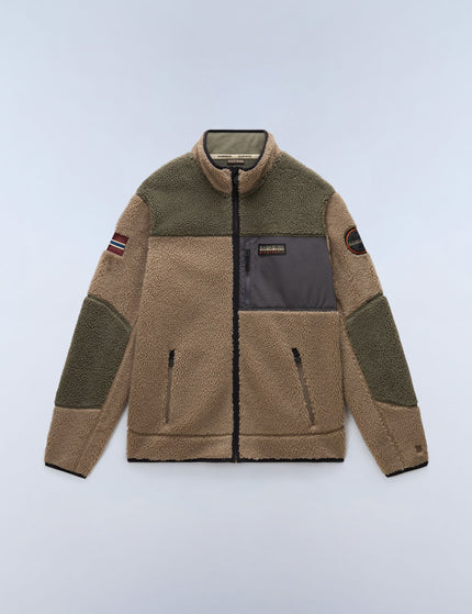Napapijri Yupik Full-Zip Fleece - Khakiimages6- The Sports Edit