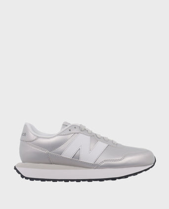 237 Shoes - Silver Metallic/White