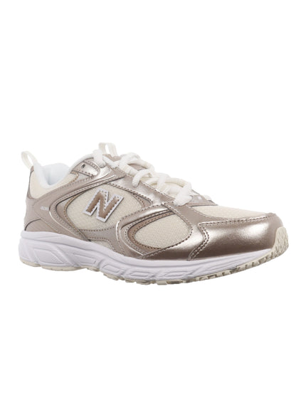 New Balance 408 Shoes - Linen/Light Gold Metallicimages2- The Sports Edit