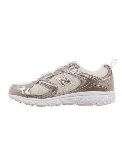 New Balance 408 Shoes - Linen/Light Gold Metallicimages3- The Sports Edit