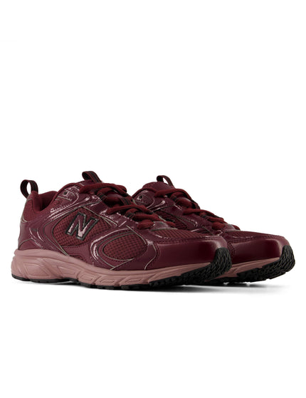 New Balance 408 Shoes - Mulled Wine/Pebbleimages2- The Sports Edit