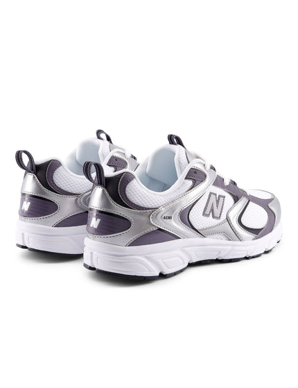 New Balance 408 Shoes - White/Silver Metallic/Neptune Greyimages7- The Sports Edit