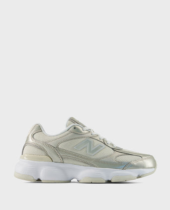 603 Shoes - Linen/Light Gold Metallic