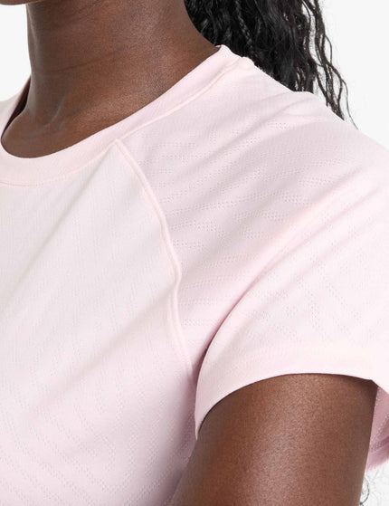 New Balance Jacquard Slim T-Shirt - Rose Sugar Heatherimages4- The Sports Edit