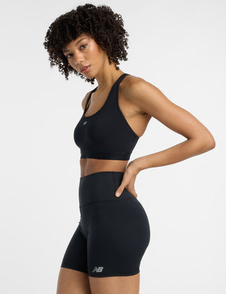 NB Essential Run High Support Sports Bra - Black