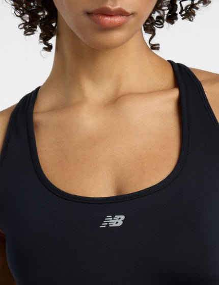 New Balance NB Essential Run Bra - Blackimages5- The Sports Edit