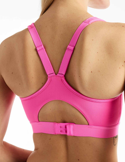 New Balance NB Essential Run Bra - Pink Heatimages4- The Sports Edit