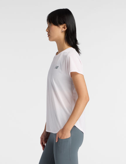New Balance Sport Core Heather T-Shirt - Pink Saltimages2- The Sports Edit