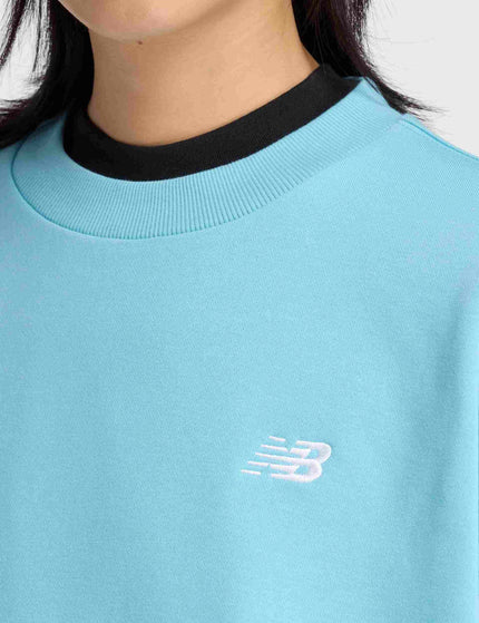 New Balance Sport Essentials French Terry Crew - Taffy Blueimages4- The Sports Edit
