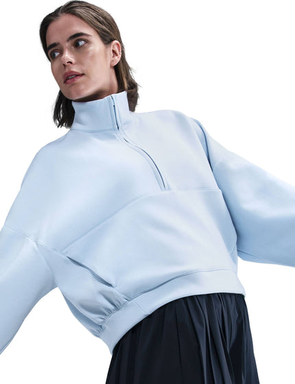 Nike 24.7 ImpossiblySoft Dri-FIT Oversized 1/2-Zip Top - Celestine Blue/Psychic Blueimages1- The Sports Edit