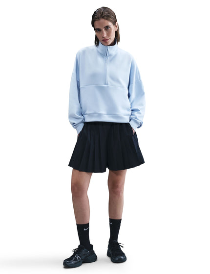 Nike 24.7 ImpossiblySoft Dri-FIT Oversized 1/2-Zip Top - Celestine Blue/Psychic Blueimages3- The Sports Edit