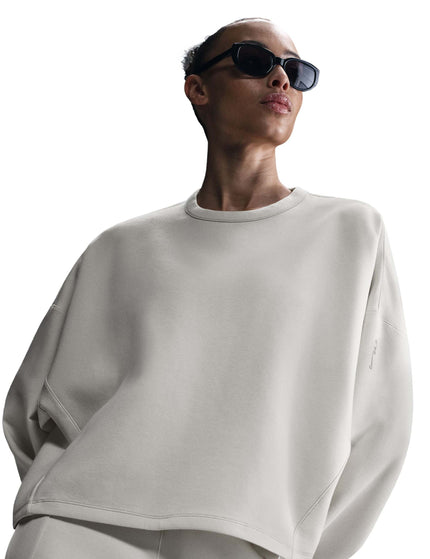 Nike 24.7 ImpossiblySoft Dri-FIT Oversized Top - Light Orewood Brown/Light Iron Oreimages1- The Sports Edit