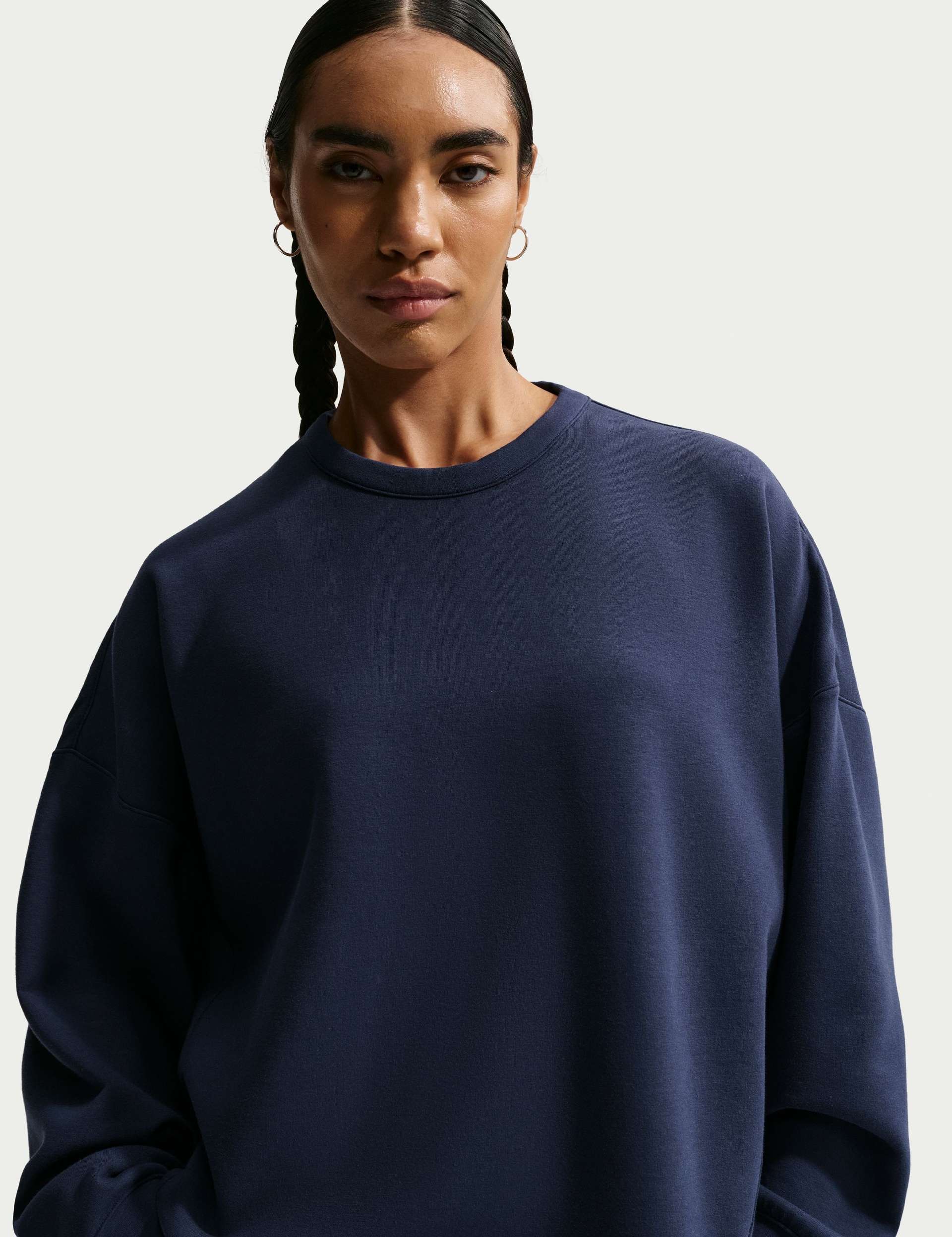 24.7 ImpossiblySoft Dri FIT Oversized Top Midnight Navy Dark Obsidian