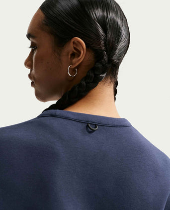 24.7 ImpossiblySoft Dri-FIT Oversized Top - Midnight Navy/Dark Obsidian