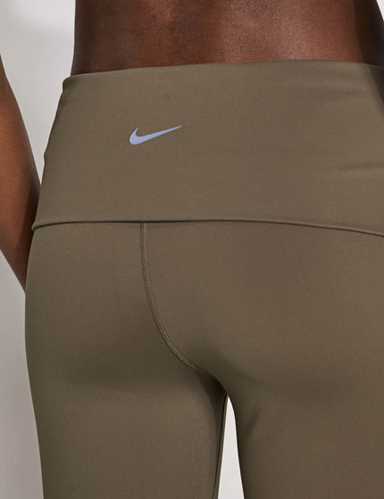 Nike One Dri-FIT Fold-Over Pants - Ironstone/Blackimages3- The Sports Edit