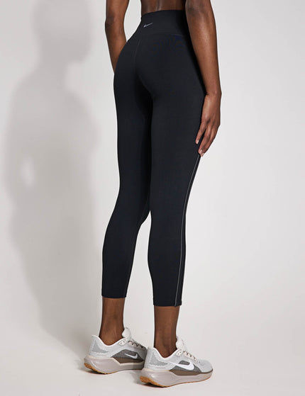 Nike One High Waisted 7/8 Leggings - Black/Iron Greyimages2- The Sports Edit