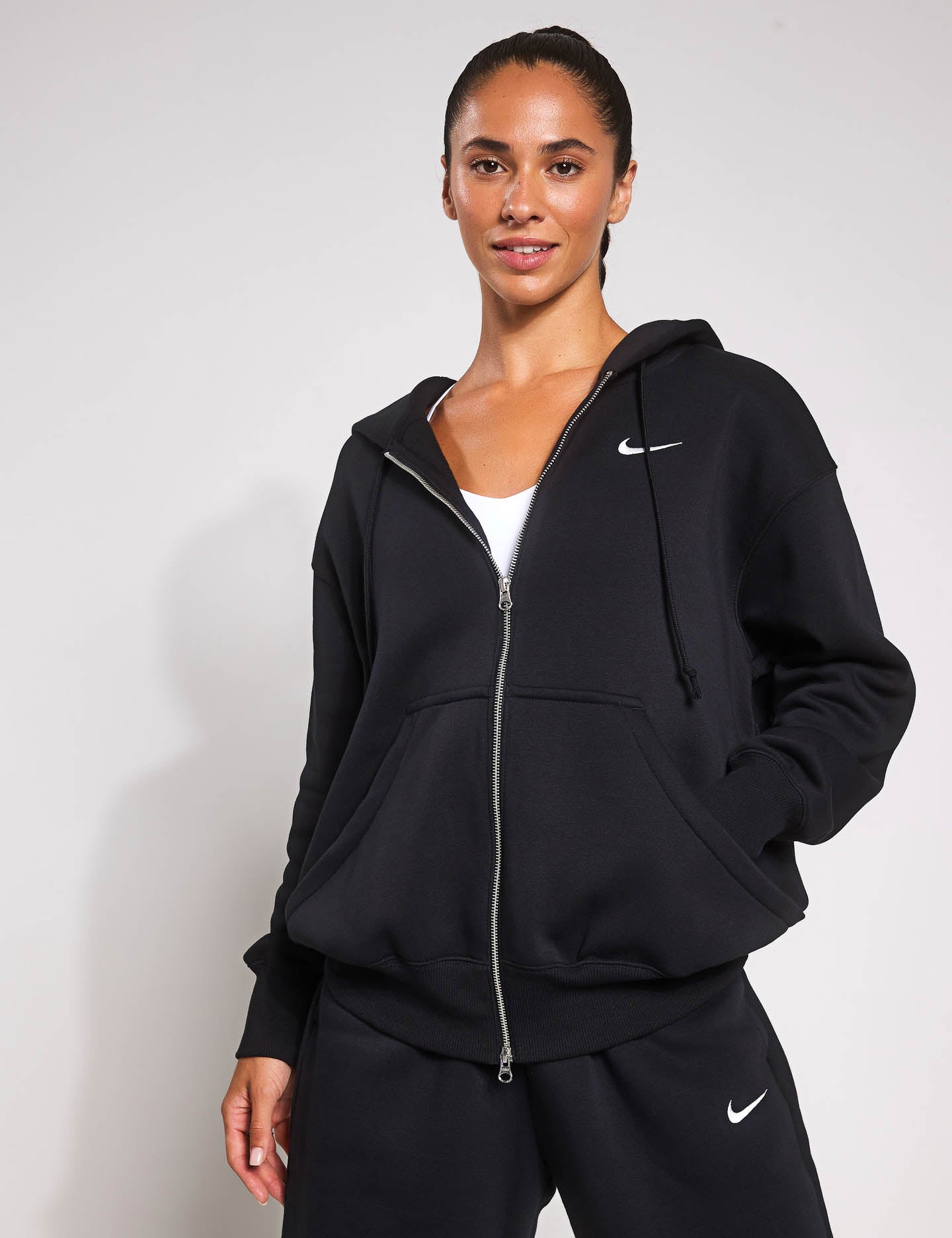 Nike Sportswear Phoenix Fleece Hoodie Black The Sports Edit