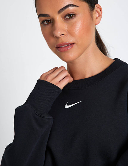 Nike Sportswear Phoenix Fleece Oversized Sweatshirt - Black/Sailimages3- The Sports Edit
