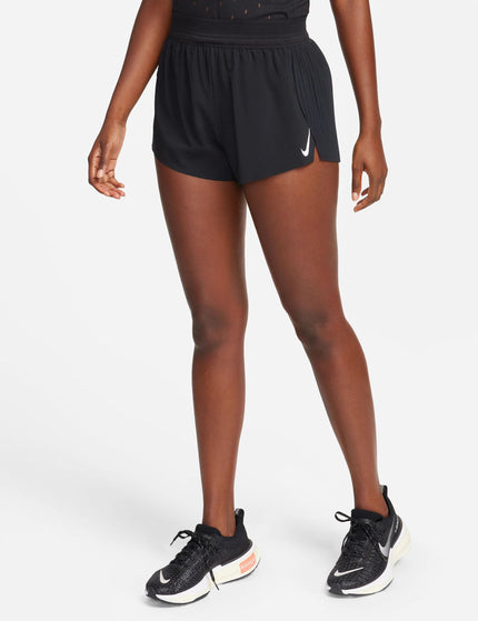 Nike AeroSwift Dri-FIT ADV 3" Running Shorts - Black/Whiteimages1- The Sports Edit
