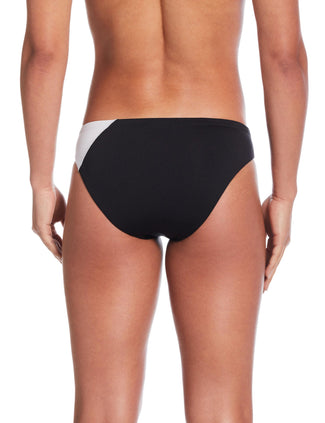 Colour Block Hipster Bikini Bottom - Black